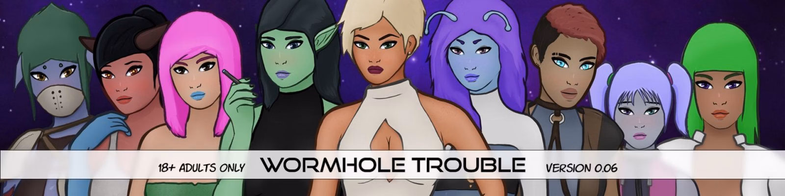虫洞迷情：星际后宫之旅（Wormhole Trouble）v0.06 精翻汉化 游戏截图 1