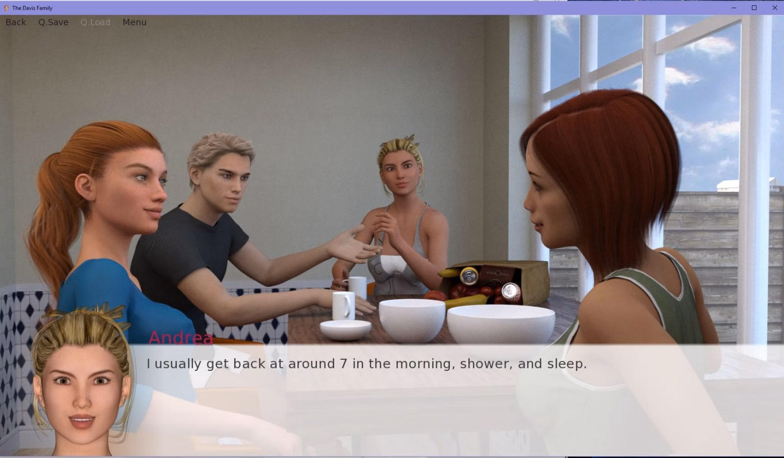 戴维斯一家：母女同居诱惑（The Davis Family）v1.1.0 精翻汉化 游戏截图 2