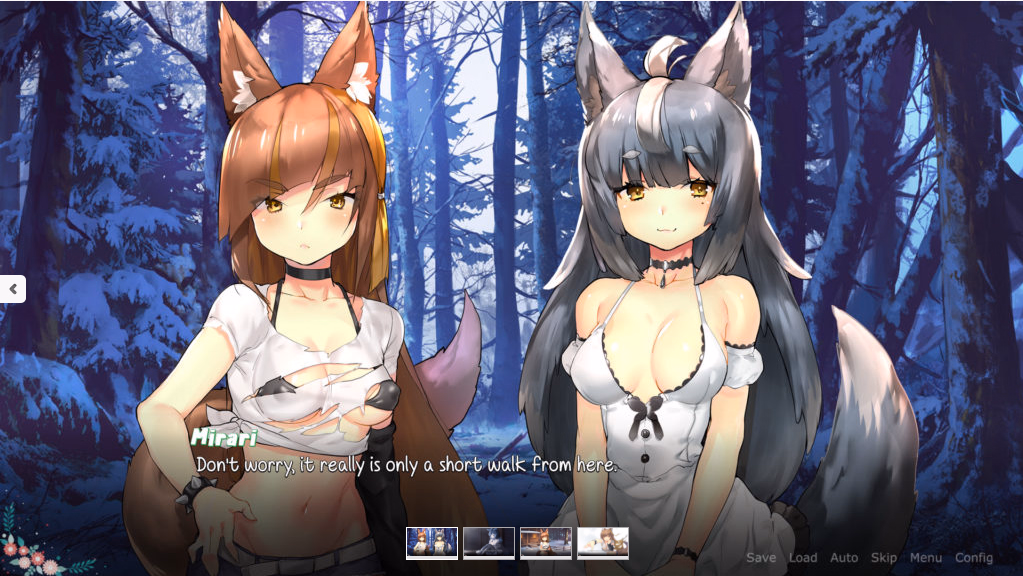 狼女之尾:雪屋同居(Wolf Tails)v1.2 精翻汉化 游戏截图 5