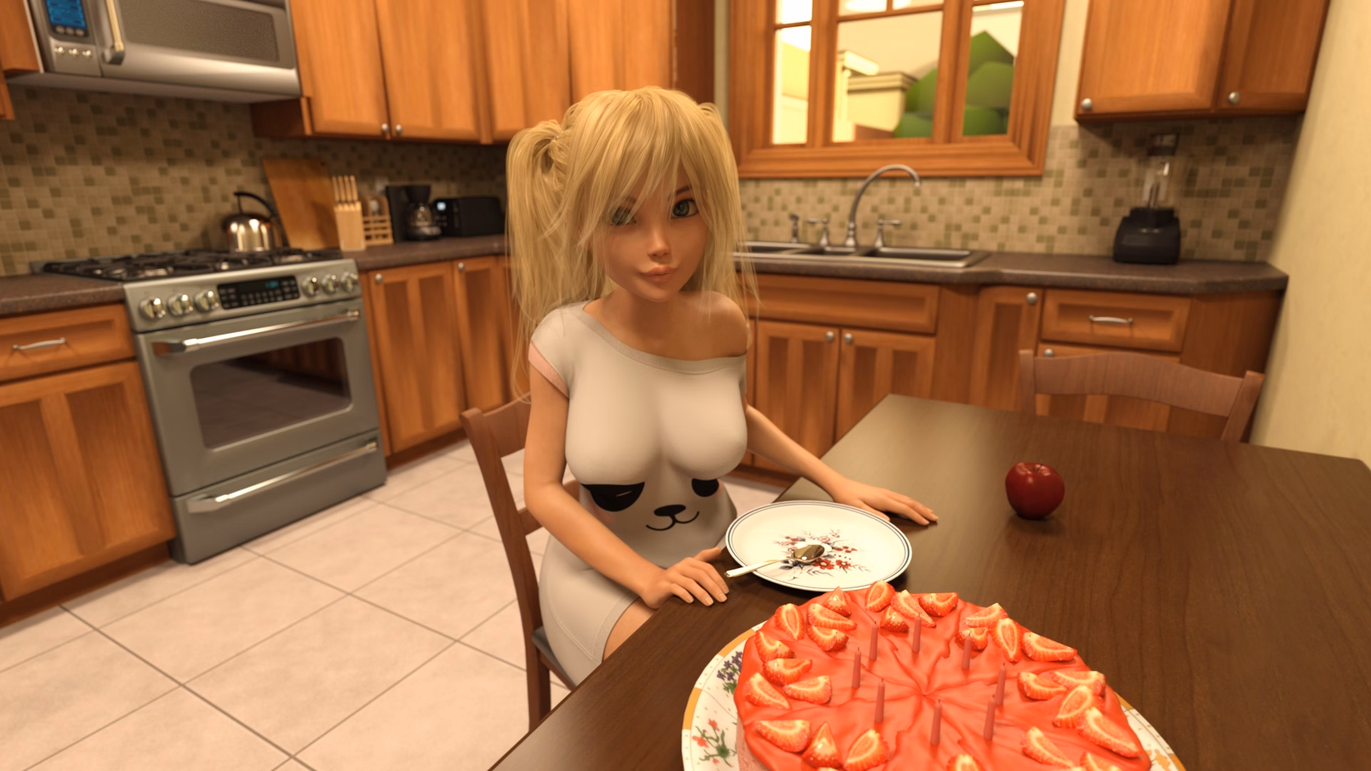 欢乐夏日：父女的禁忌假期（Happy Summer）v1.0 【仅界面中文·正文未汉化】 游戏截图 5