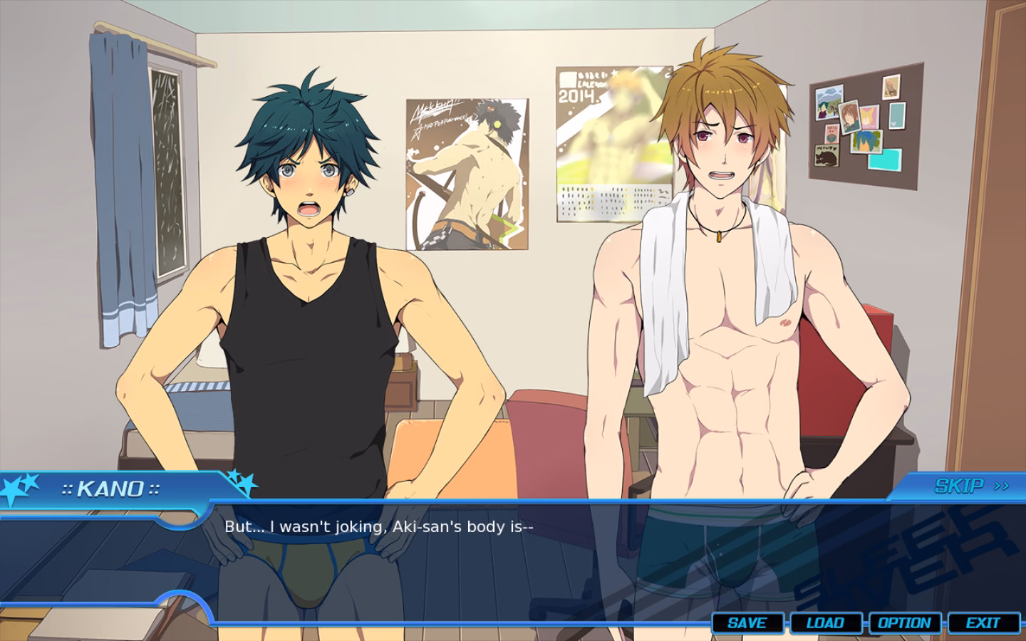 禁忌同居：雨夜的男男激情（Sleepover reWake）v1.0 精翻汉化 游戏截图 2