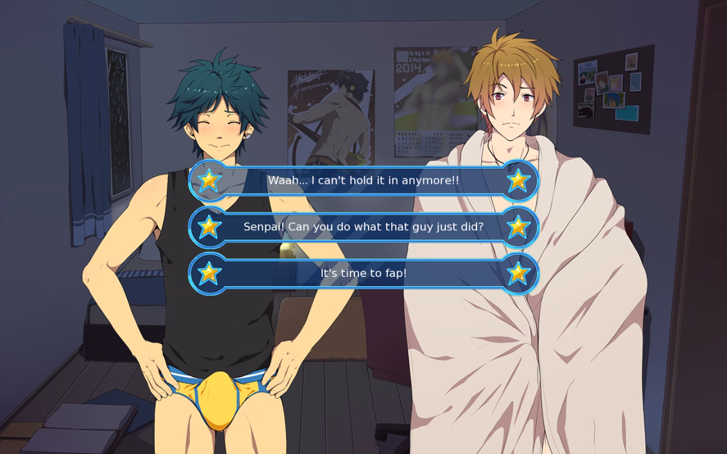 禁忌同居：雨夜的男男激情（Sleepover reWake）v1.0 精翻汉化 游戏截图 6