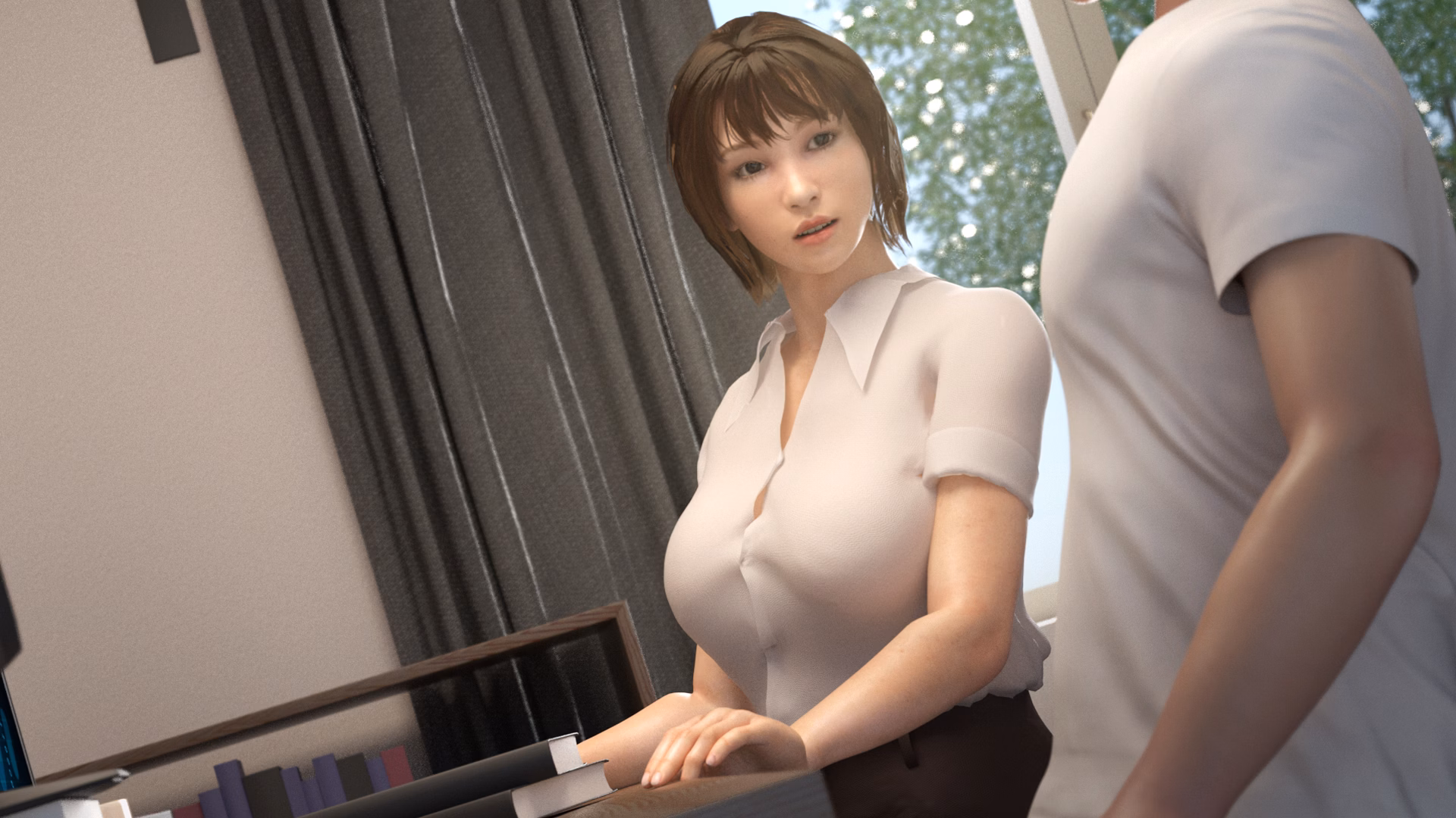 欲女辣妈：夏日同居补习（Milfiest）v0.03.5 精翻汉化 游戏截图 5