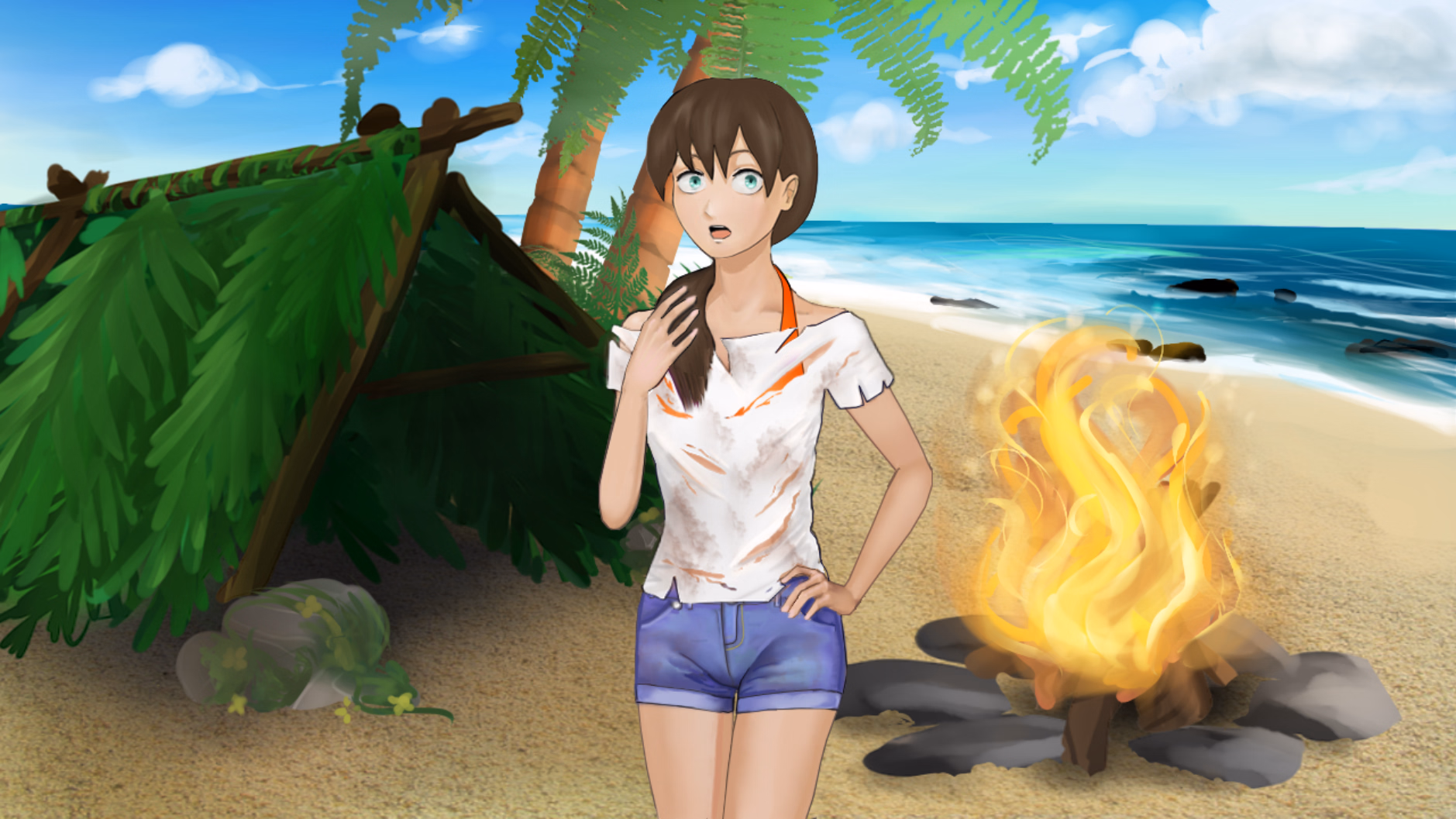 荒岛千日:表妹的禁忌地狱(Thousand Days Later)v2.0 Demo2 Premium version 精翻汉化 游戏截图 6