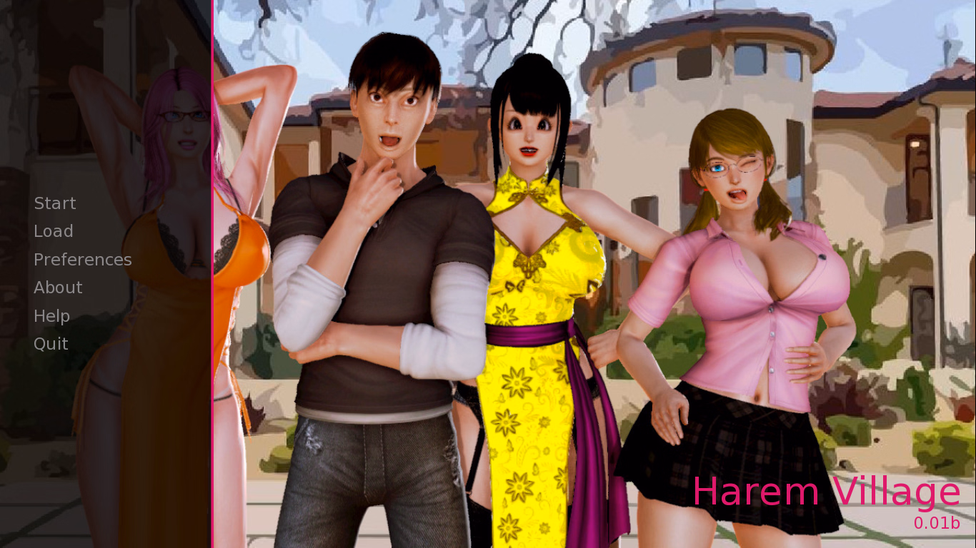 后宫村：大学生的艳遇之地（Harem Village）v0.01b 精翻汉化 游戏截图 2