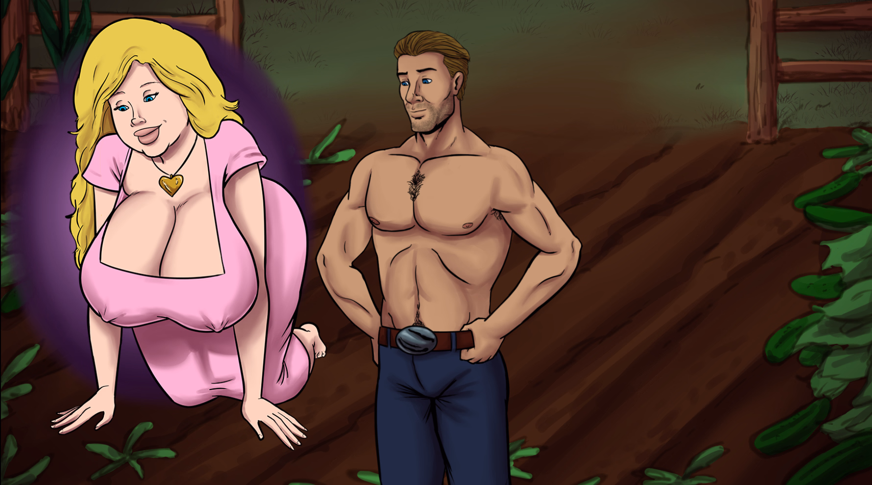 拜访巨乳农场:热情的母牛(A Visit to the Double D Ranch)v0.1 精翻汉化 游戏截图 3