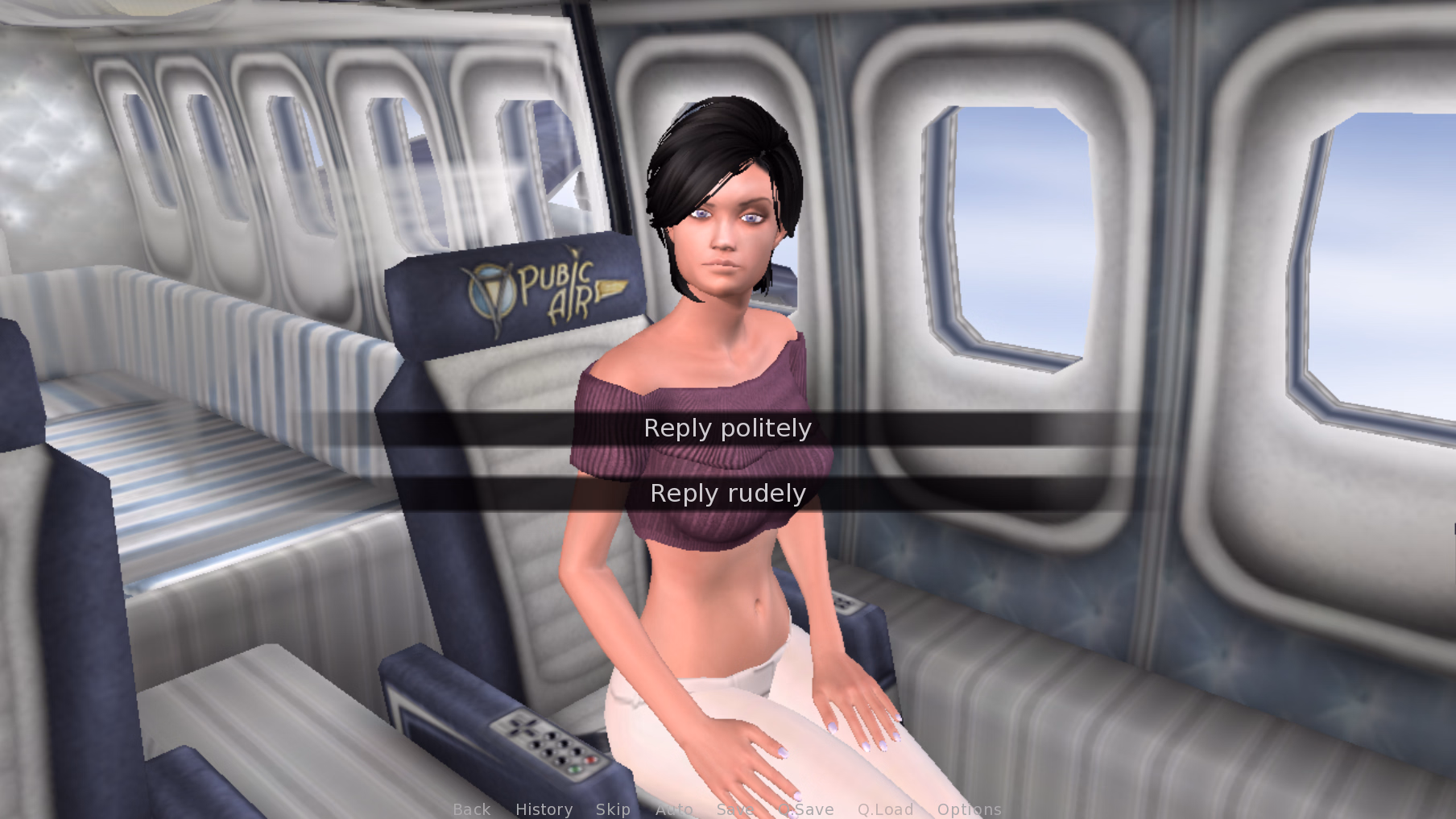 私人空服:空中肉体慰藉(Can I Service You)v1.0 精翻汉化 游戏截图 5