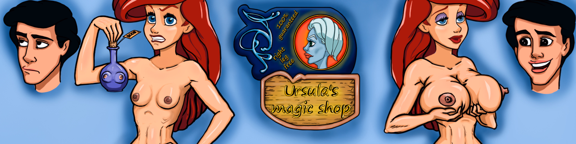 乌苏拉的魔法店:女巫的学徒调教(Ursula's Magic Shop)v0.14 精翻汉化 游戏截图 1