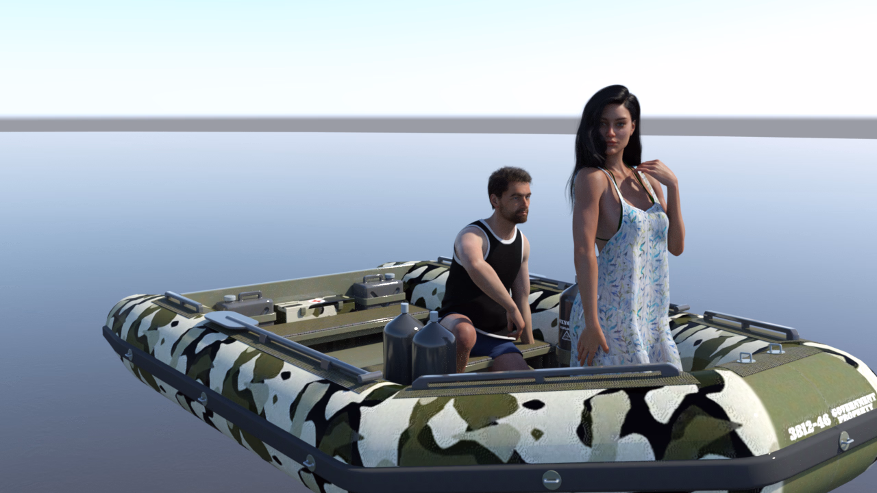 与女友的荒岛漂流:绿帽危机(Castaway With My Girlfriend)v1.0 精翻汉化 游戏截图 2