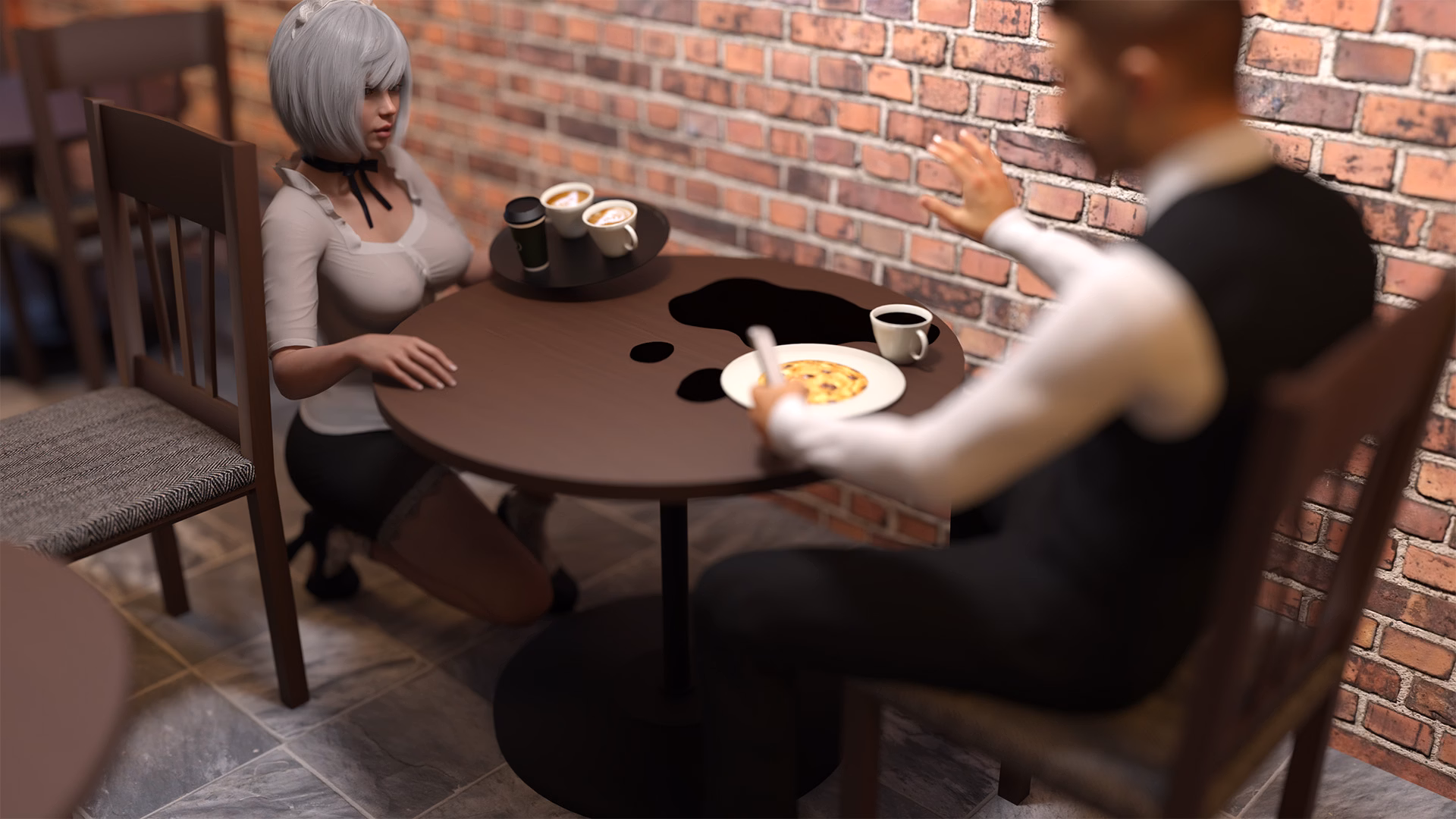 隐形的抚摸：失忆魔物的欲望（Inconspicuous Touch）v0.01 Prologue 精翻汉化 游戏截图 3