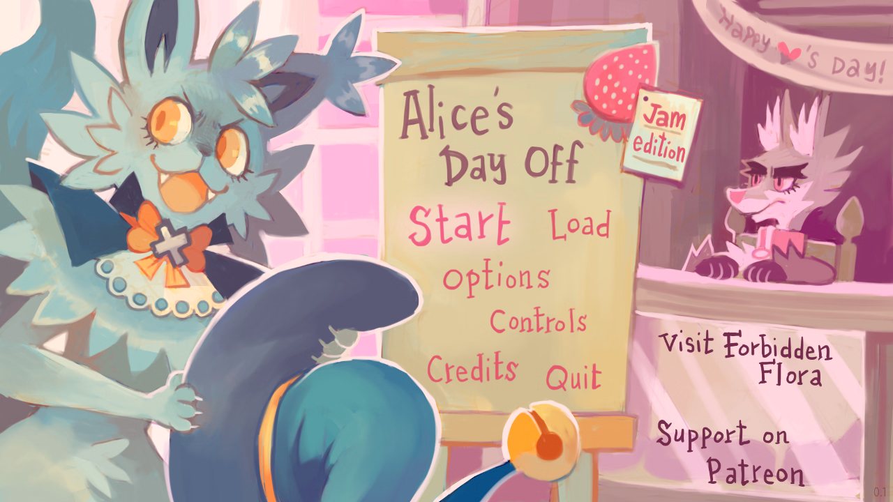 爱丽丝的休息日:情趣女巫的秘密(Alice's Day Off)Demo 精翻汉化 游戏截图 1