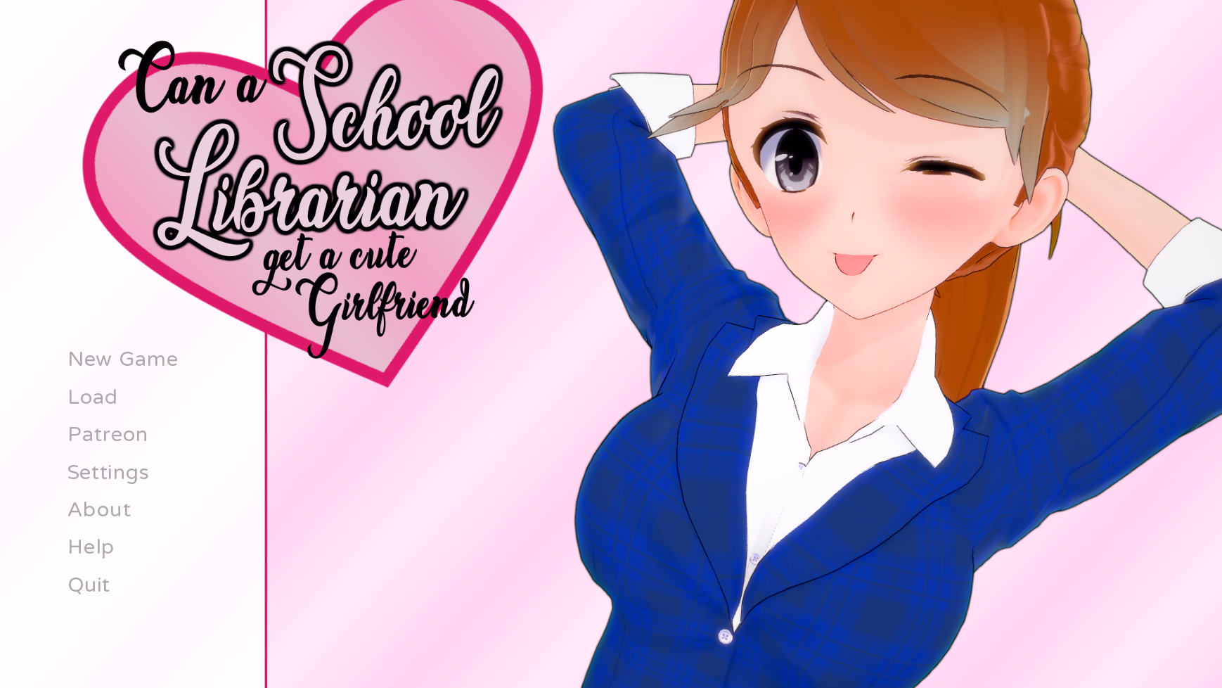 图书管理员的后宫补习班（Can a School Librarian Get a Cute Girlfriend?）v0.1.0 精翻汉化 游戏截图 1