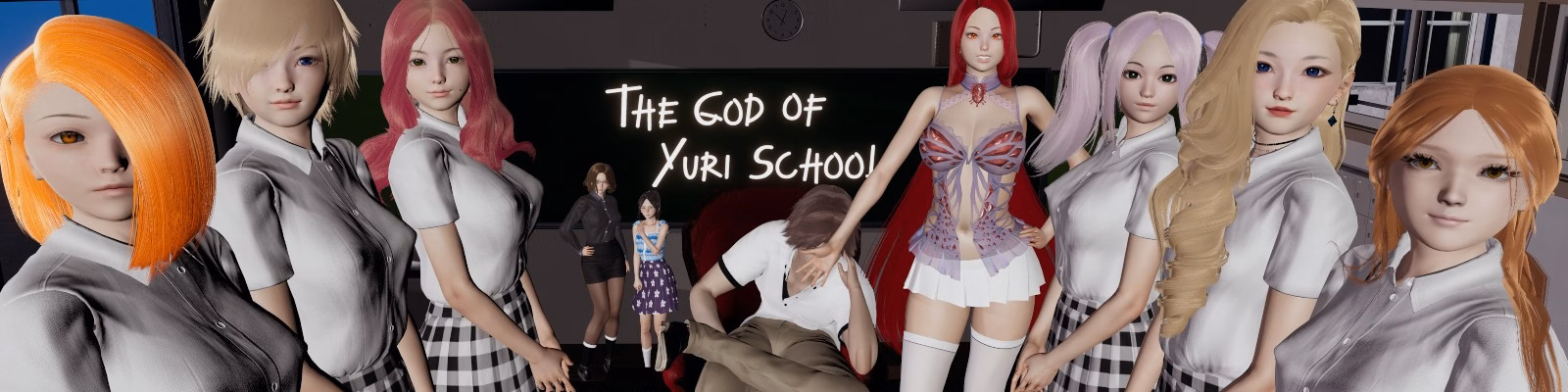 百合学院之神：绝对支配（The God of Yuri School）Ch1 v0.3.1 精翻汉化 游戏截图 1