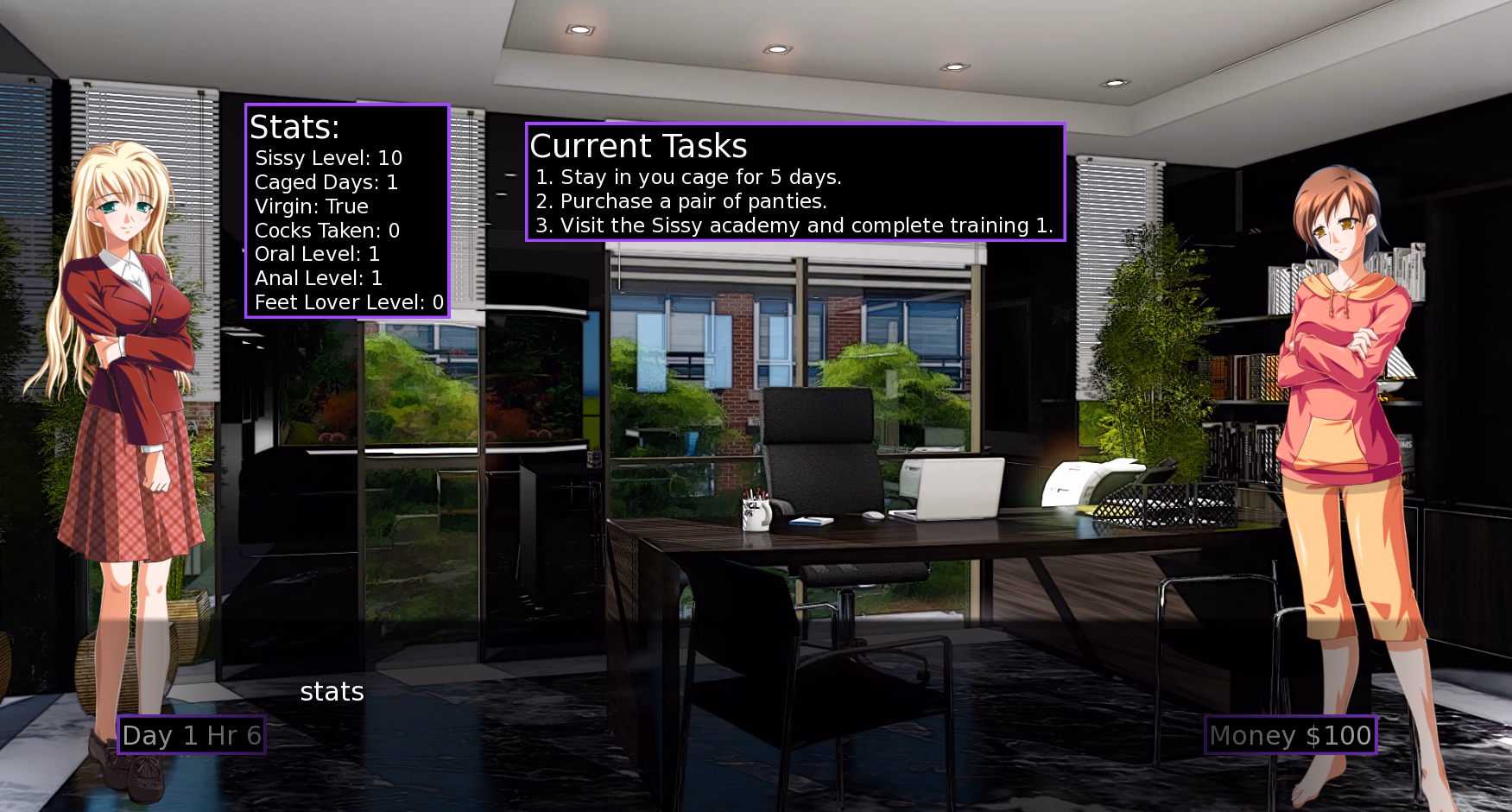 伪娘调教:你的母狗生活(Your Sissy Life)v1.9.4 精翻汉化 游戏截图 7