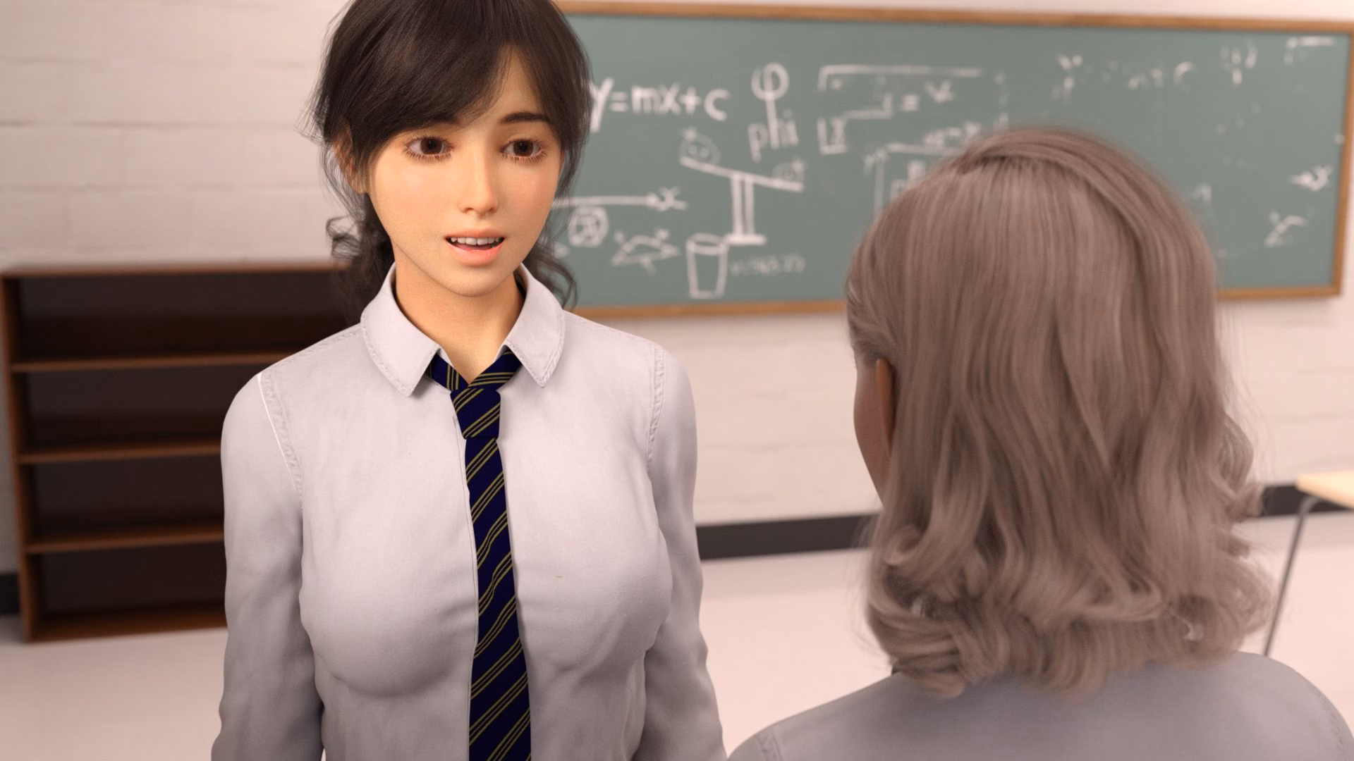 裸体学院:误入女校的男根特权(Nudist College)v0.20 精翻汉化 游戏截图 4