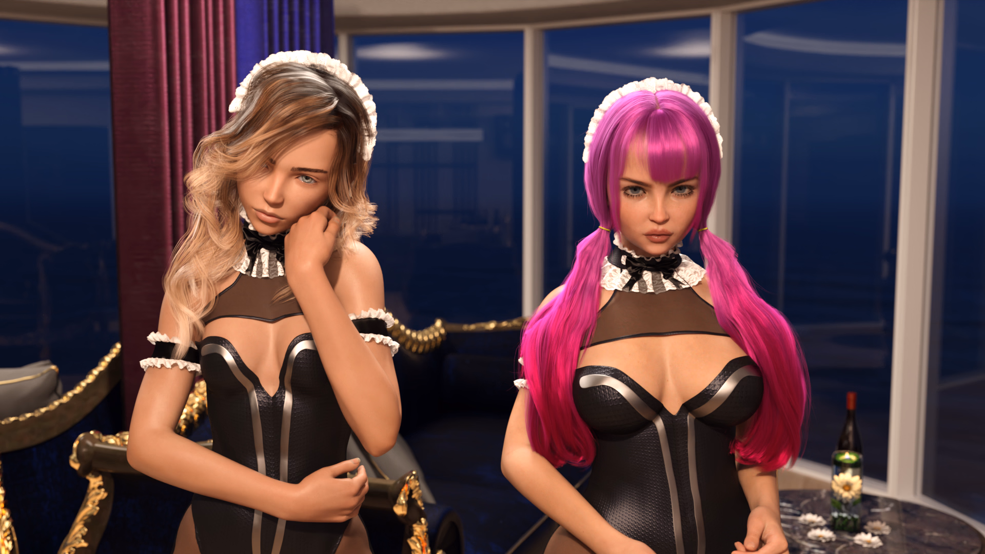 留堂俱乐部：财阀千金陪酒会所（Club Detention）v0.097 精翻汉化 游戏截图 2