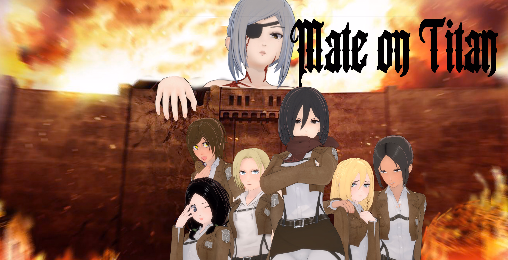 进击的配偶：穿越巨人世界的后宫拯救（Mate on Titan）v0.4.5.2 精翻汉化 游戏截图 1