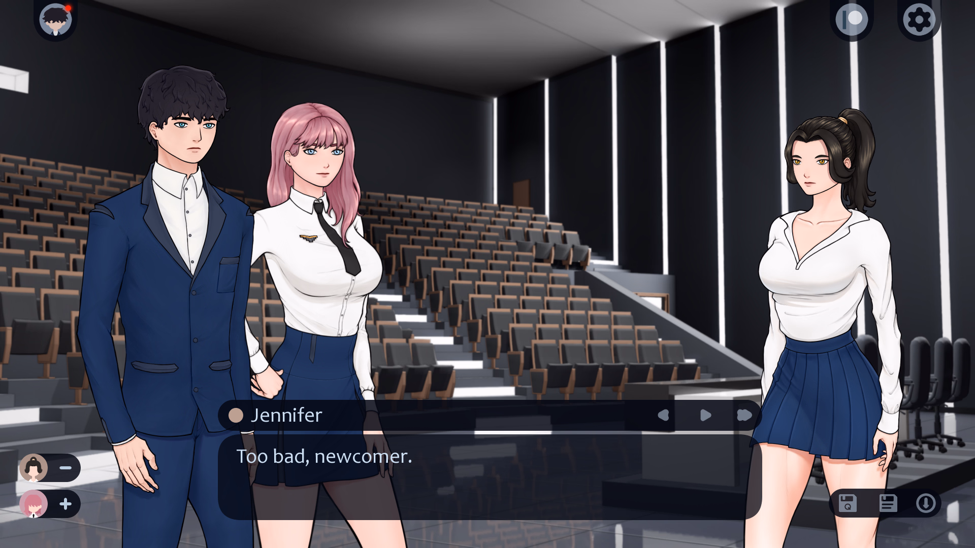 欲望电梯：精英学子的堕落（Between Floors）v0.0.2a 部分汉化 游戏截图 4