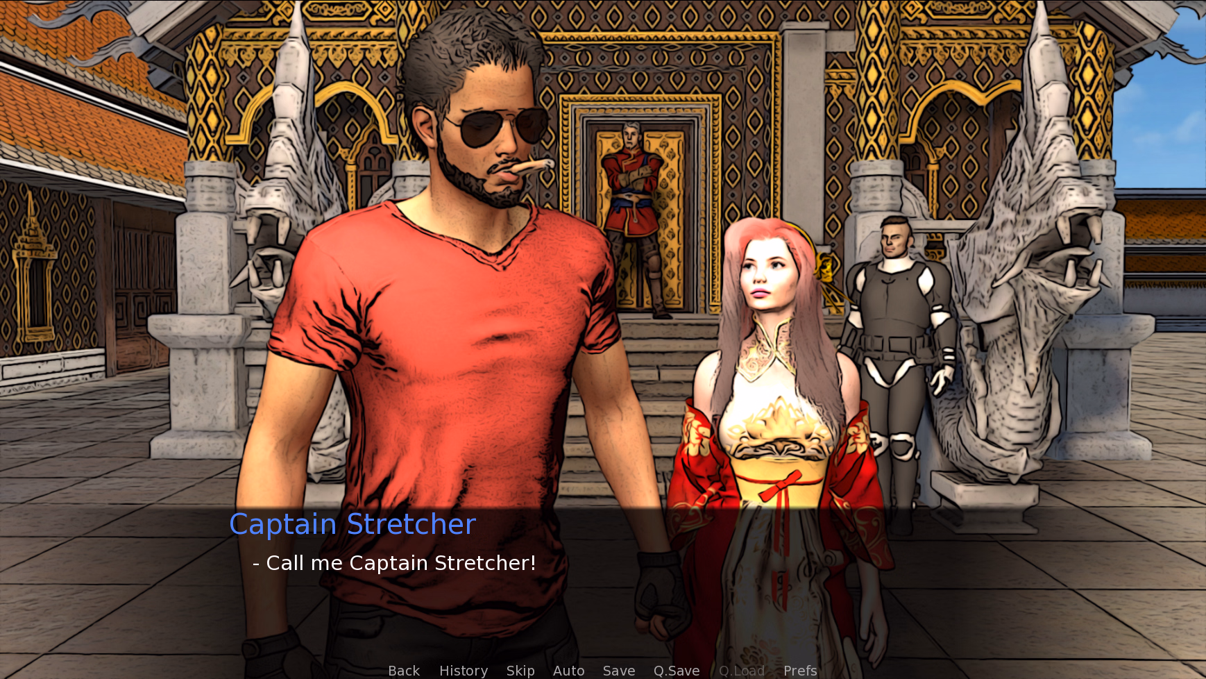 担架队长的冒险：美漫英雄的香艳之旅（The Adventures of Captain Stretcher）v0.3.0 精翻汉化 游戏截图 4