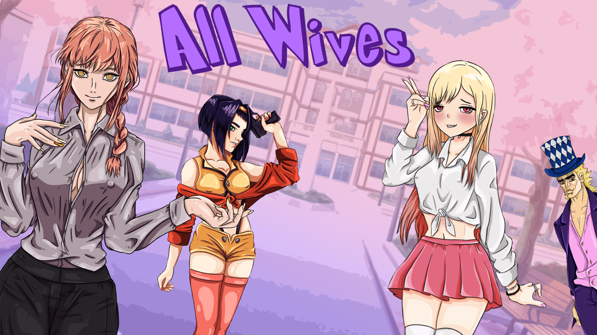 全员人妻：大学校园的绿帽逆袭（All Wives）v0.0.4 精翻汉化 游戏截图 1