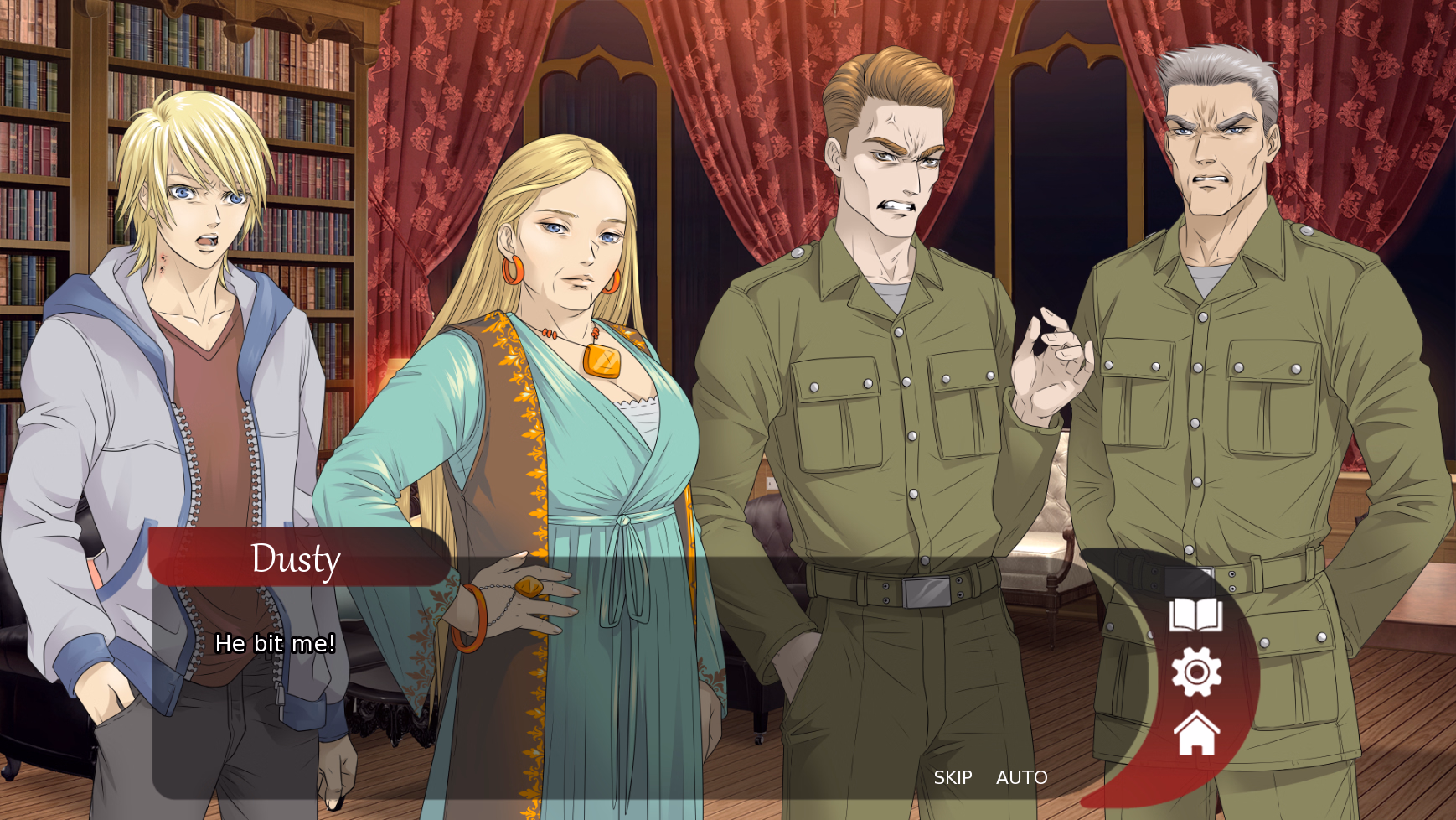吸血鬼奴隶：耽美禁恋（Vampire Slave: A Yaoi Visual Novel）Chp.1 精翻汉化 游戏截图 5