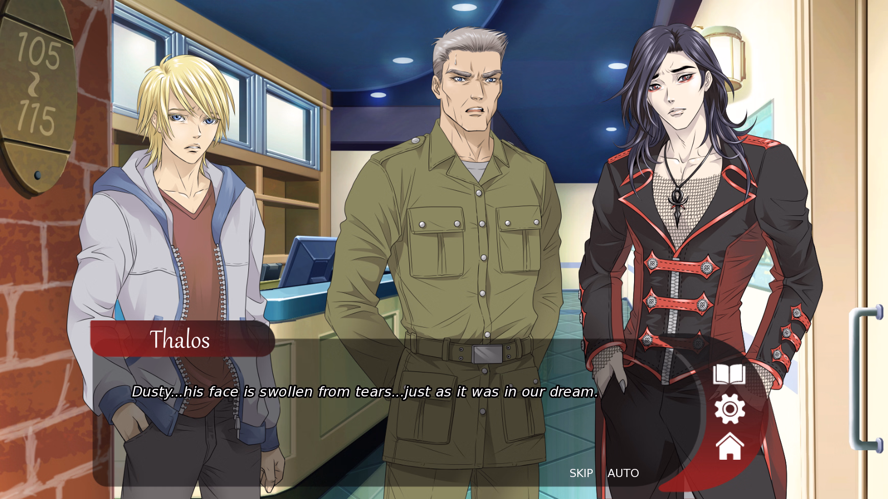 吸血鬼奴隶：耽美禁恋（Vampire Slave: A Yaoi Visual Novel）Chp.1 精翻汉化 游戏截图 6