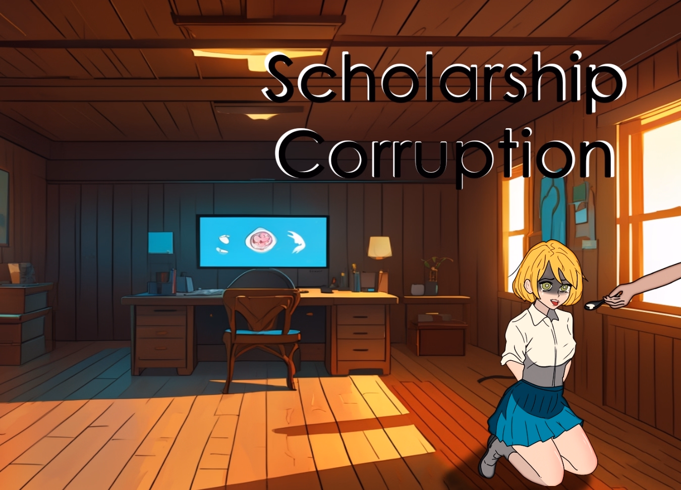 堕落奖学金：战乱高校的校长（Scholarship Corruption）v0.1.2a 精翻汉化 游戏截图 1