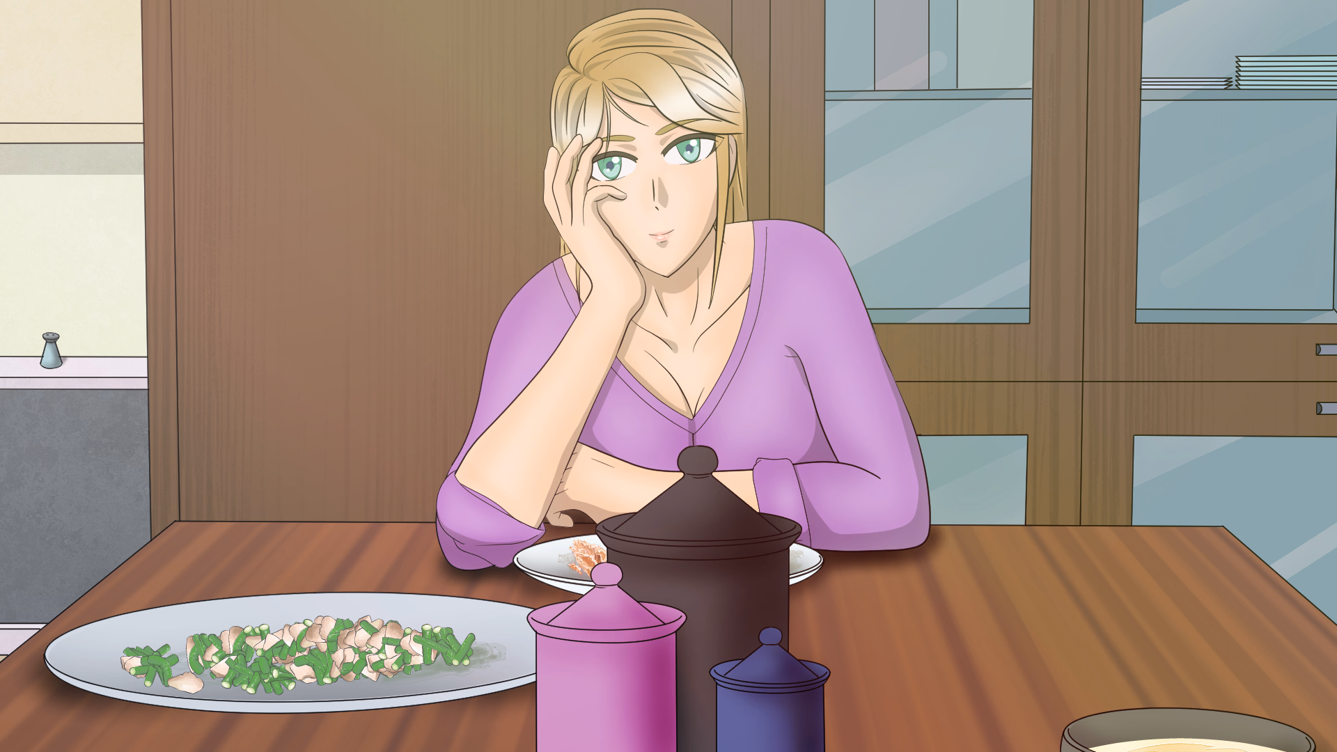 公寓人妻：绿帽丈夫的共享计划（Wife in the Building!）v.0.5.0 Beta 精翻汉化 游戏截图 7
