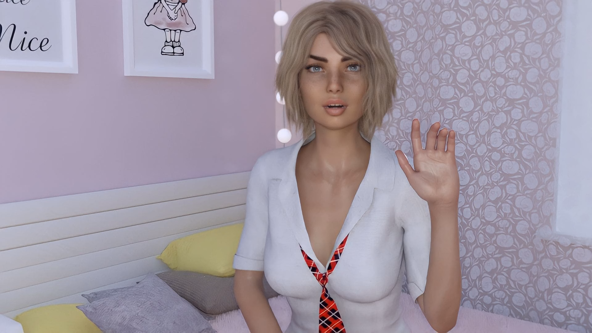 欲女都市:百合约会模拟(Lesbian Dating Simulator)v0.01 精翻汉化 游戏截图 2