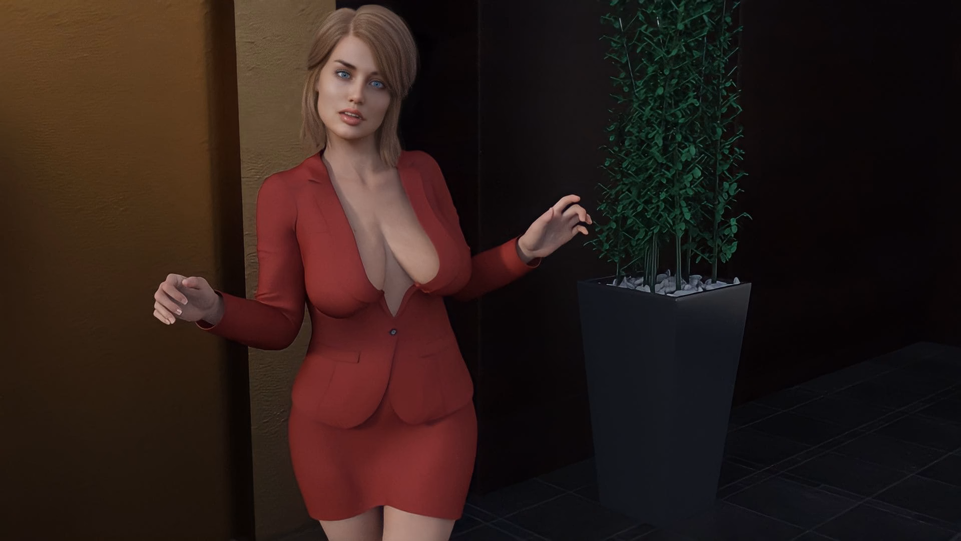 欲女都市:百合约会模拟(Lesbian Dating Simulator)v0.01 精翻汉化 游戏截图 3