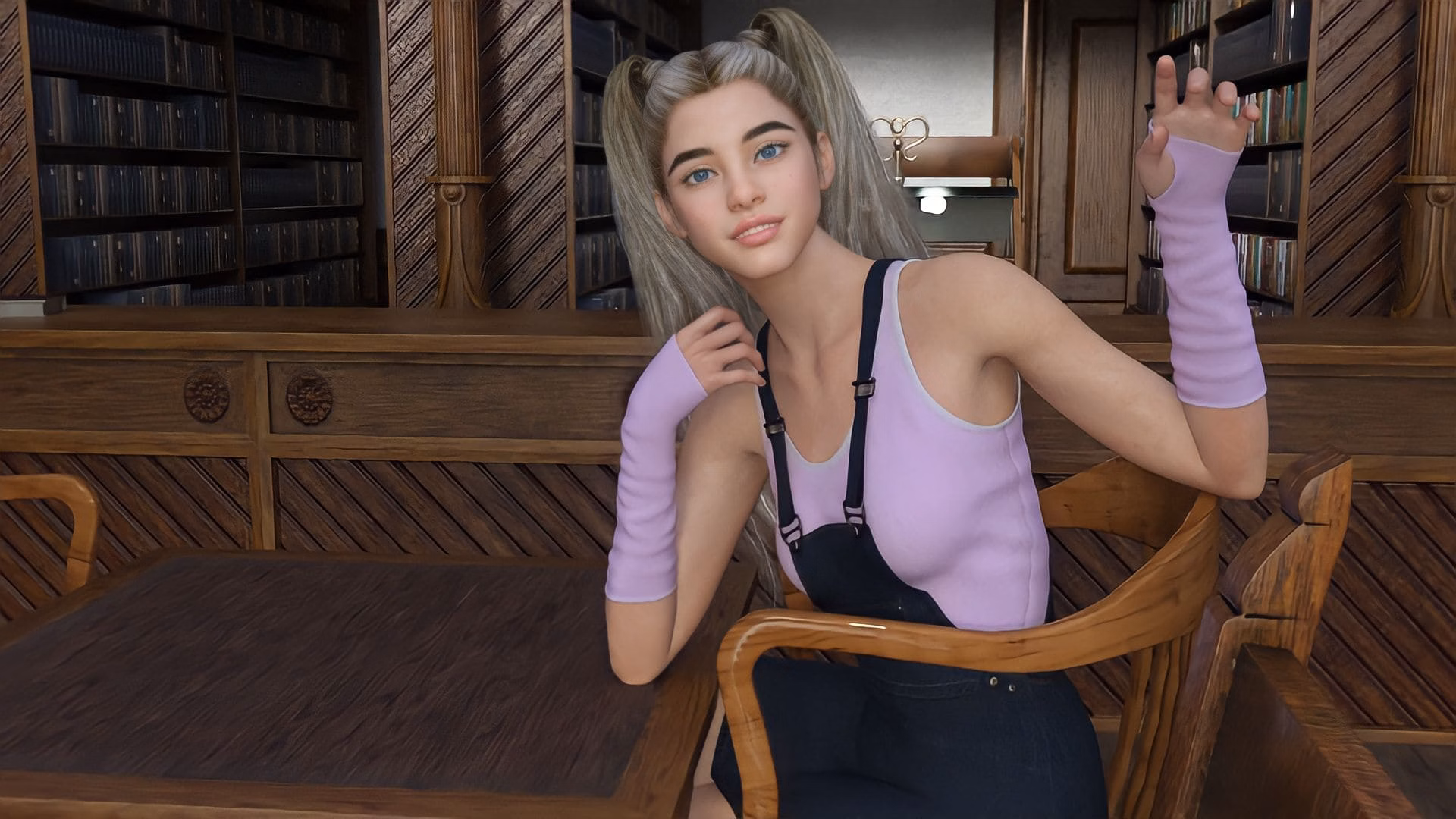 欲女都市:百合约会模拟(Lesbian Dating Simulator)v0.01 精翻汉化 游戏截图 8