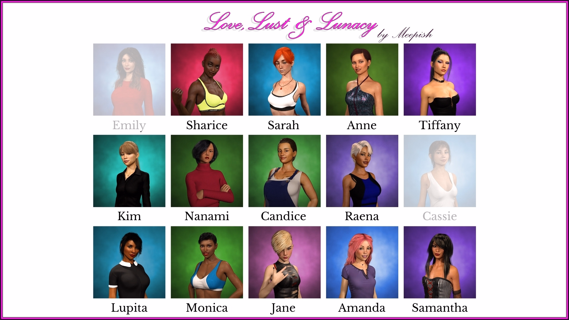 爱,欲望与疯狂(Love, Lust & Lunacy)v1.0.1 精翻汉化 游戏截图 2