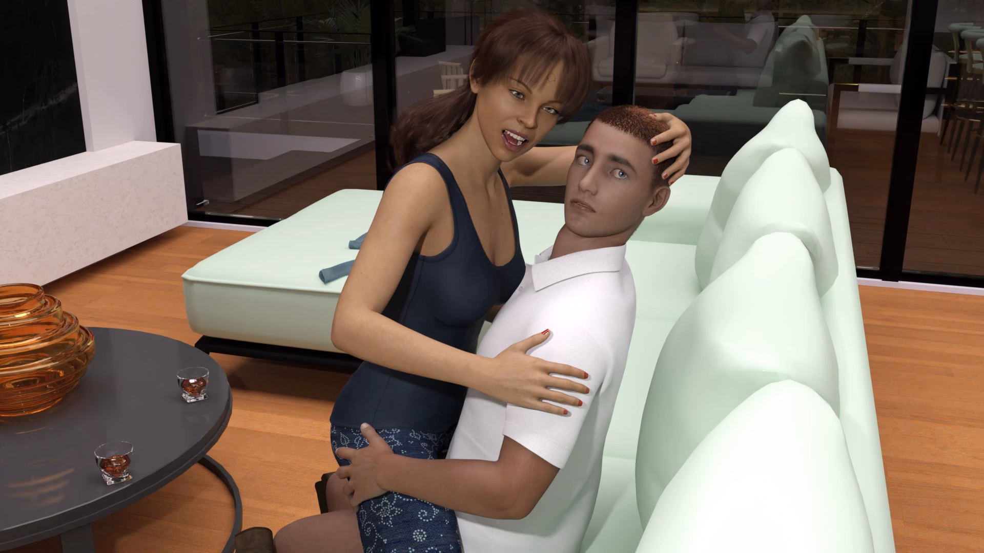 拜访新邻居：抢夺人妻的绿帽保卫战（Meet the New Neighbors）v1.0 精翻汉化 游戏截图 8