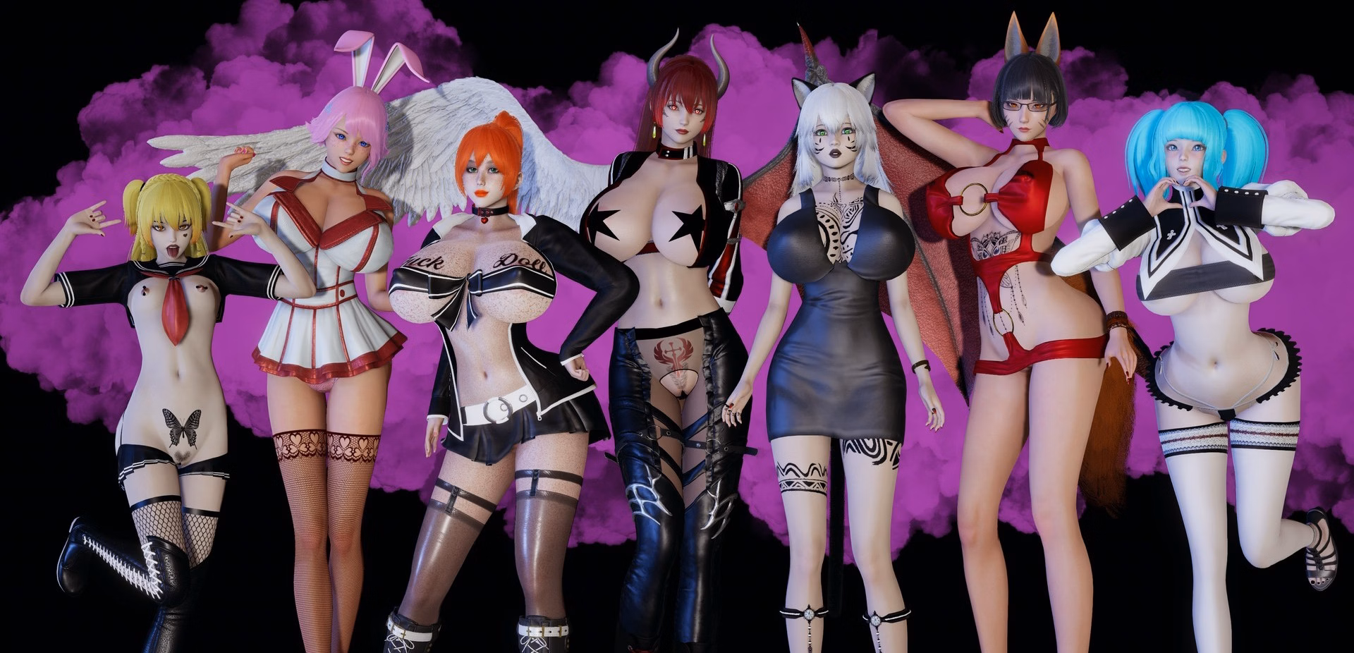 恶魔契约：死后复生（Fap Interface）v0.4.0 精翻汉化 游戏截图 1