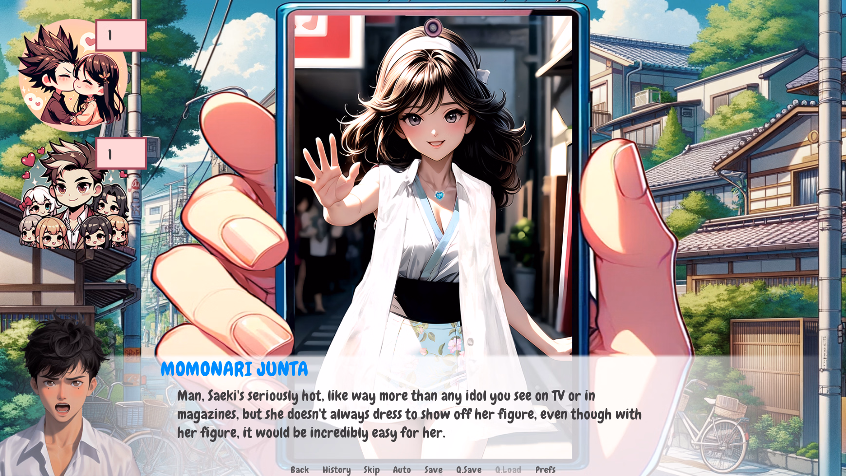 虚拟女友VN：经典恋爱模拟（Simgirls VN）Demo 精翻汉化 游戏截图 2