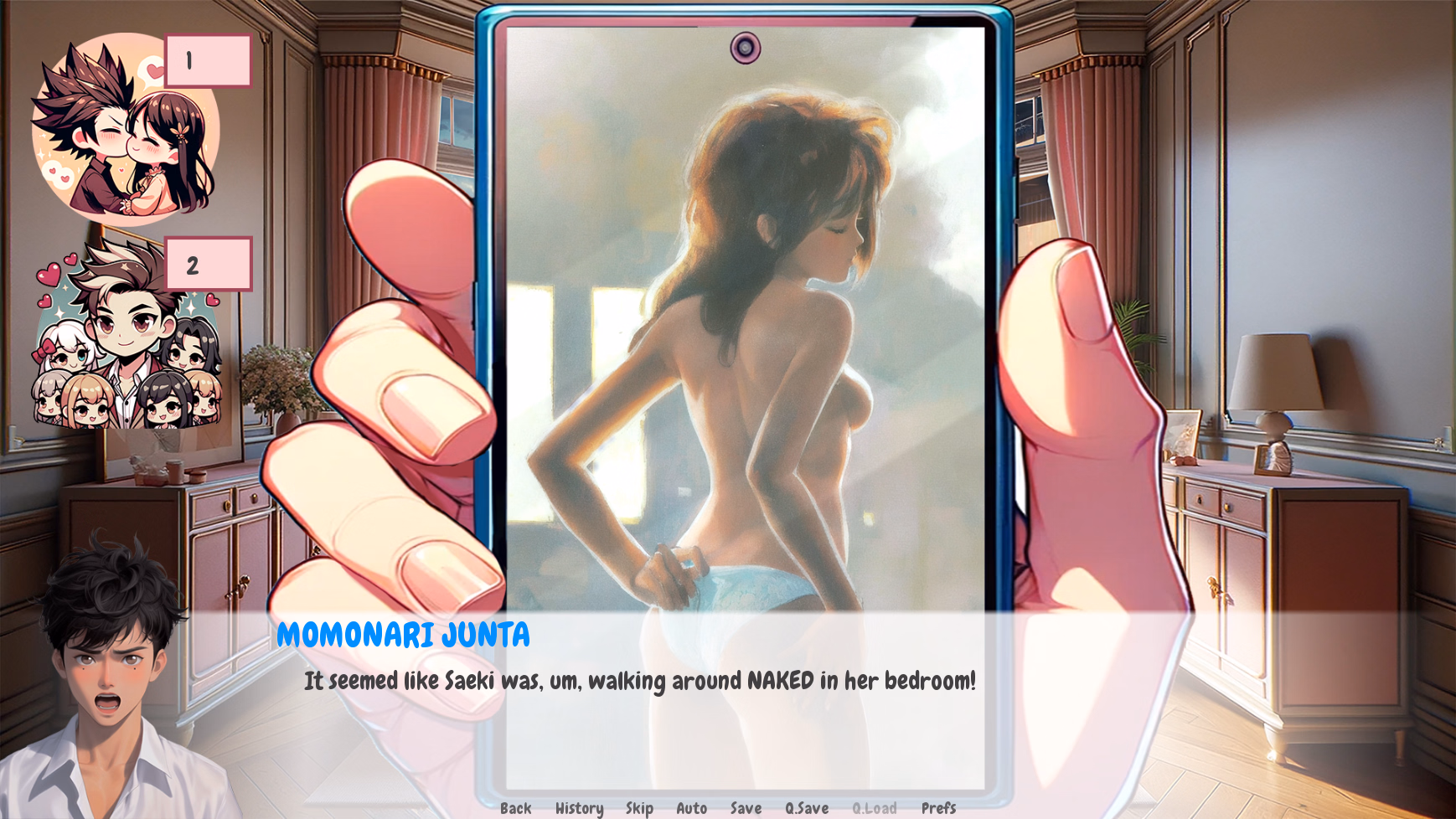 虚拟女友VN：经典恋爱模拟（Simgirls VN）Demo 精翻汉化 游戏截图 3