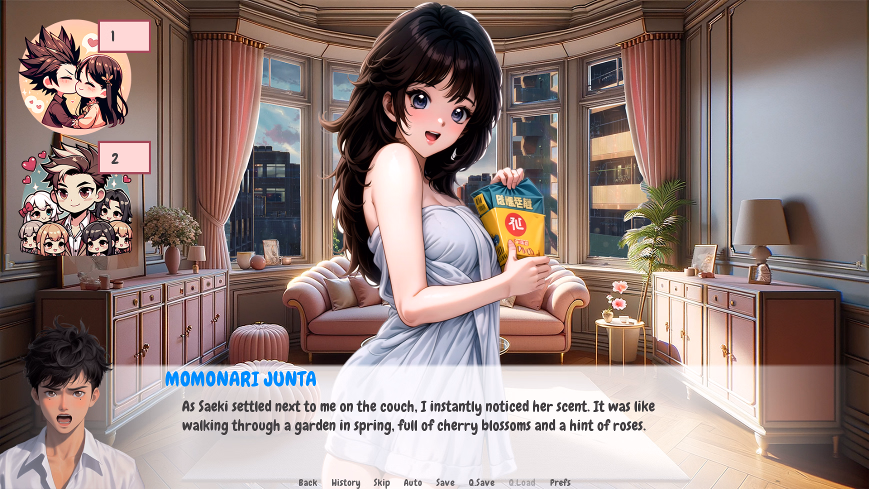 虚拟女友VN：经典恋爱模拟（Simgirls VN）Demo 精翻汉化 游戏截图 5