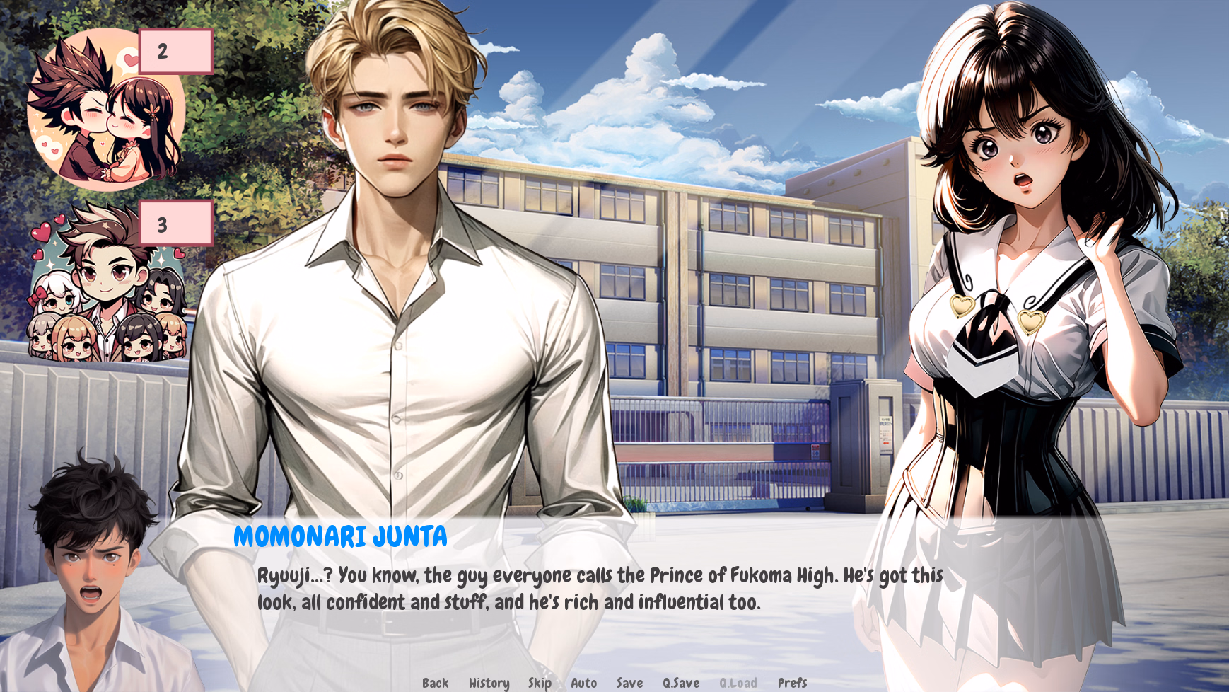 虚拟女友VN：经典恋爱模拟（Simgirls VN）Demo 精翻汉化 游戏截图 7