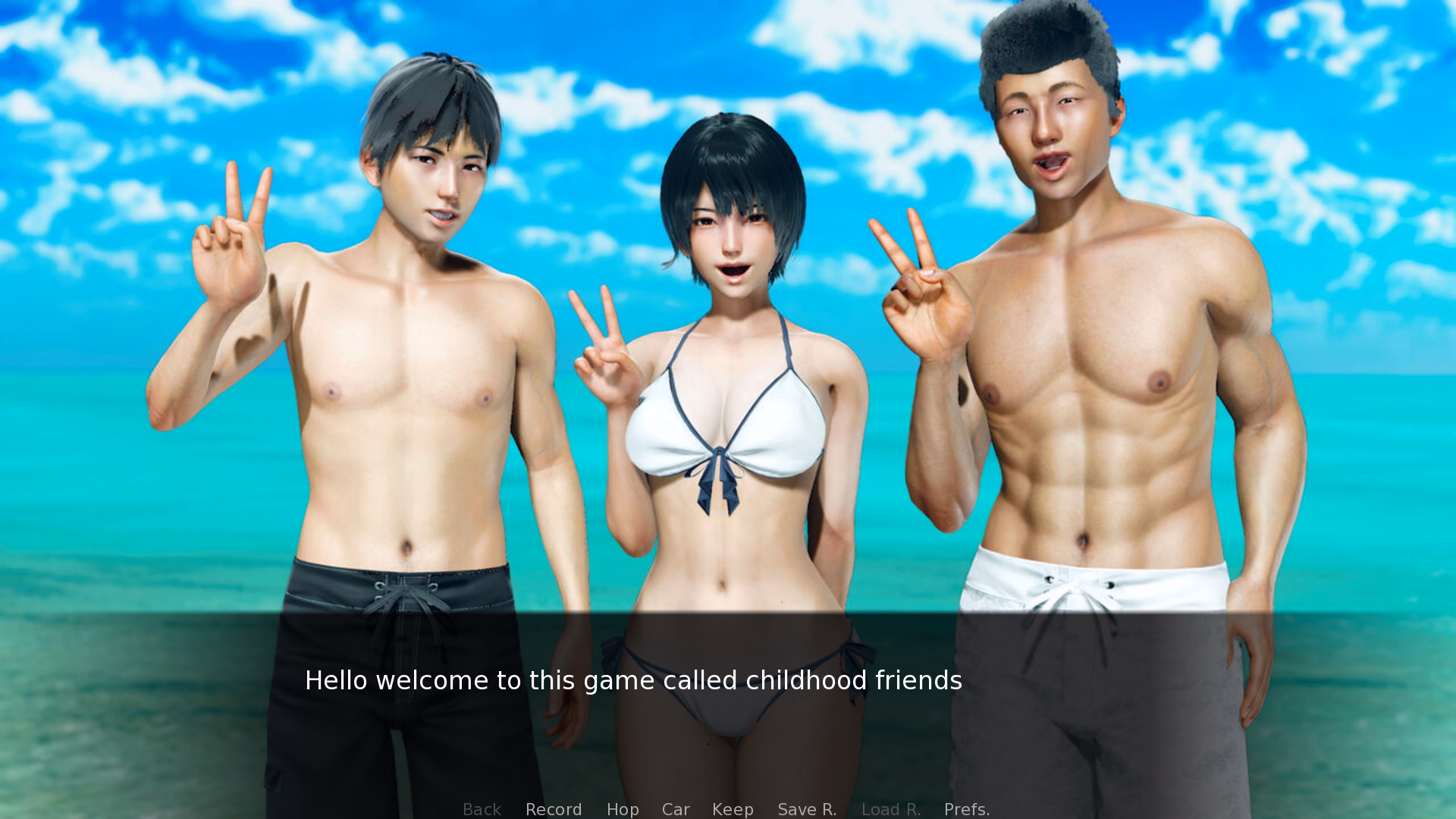 青梅竹马：两男一女的禁忌之恋（Childhood Friends）v1.0 Prologue 精翻汉化 游戏截图 2