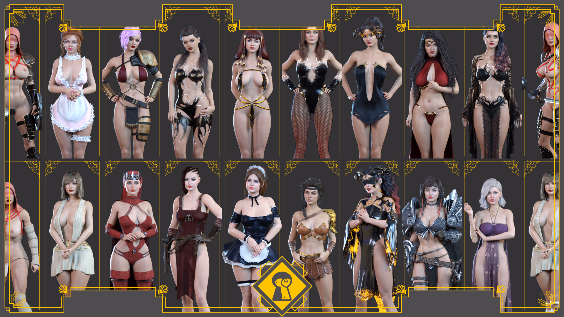 塔姆里之门:野蛮人的肉欲冒险(The Gate of Thamri)v1.0 精翻汉化 游戏截图 1