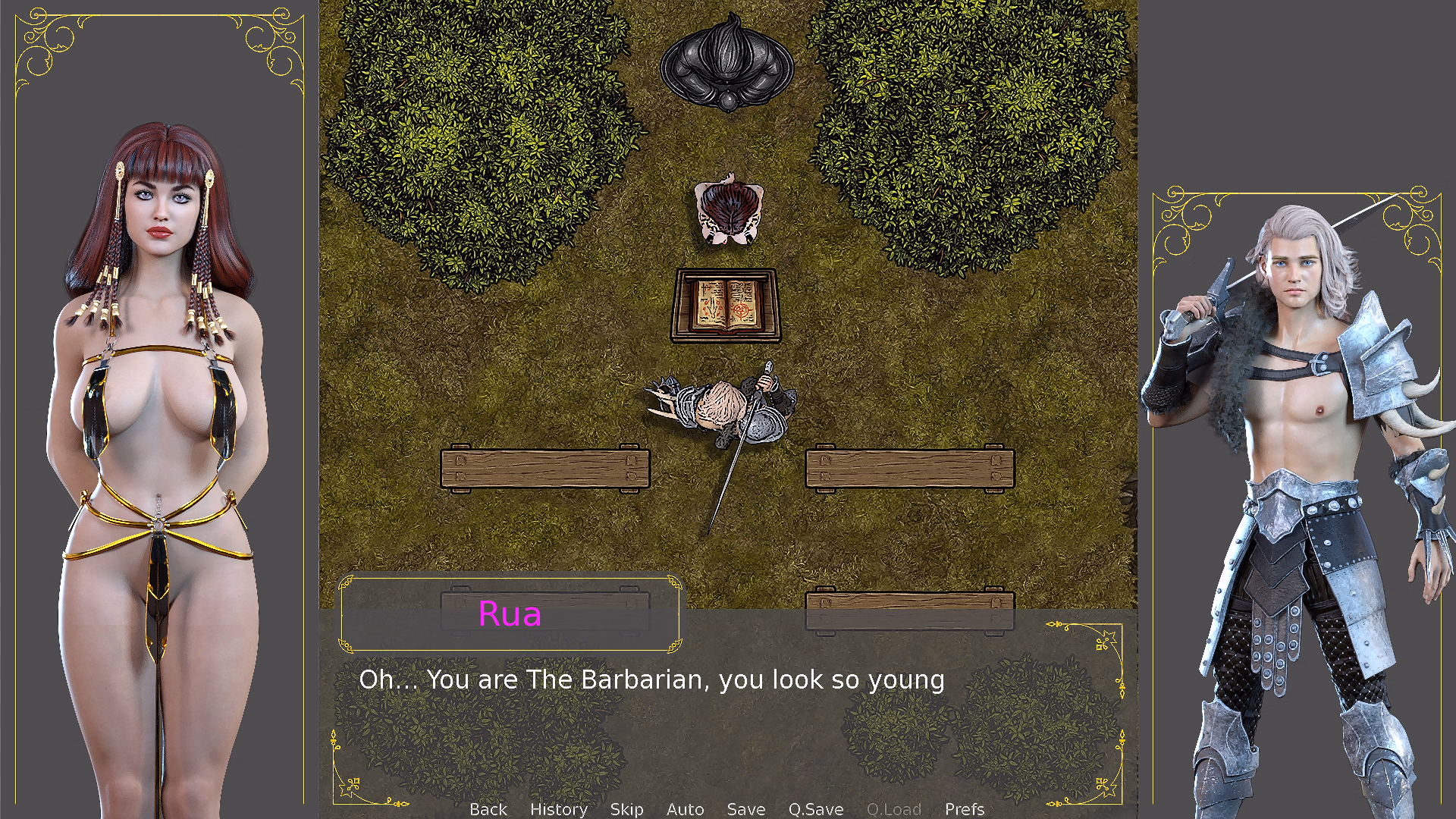 塔姆里之门:野蛮人的肉欲冒险(The Gate of Thamri)v1.0 精翻汉化 游戏截图 5