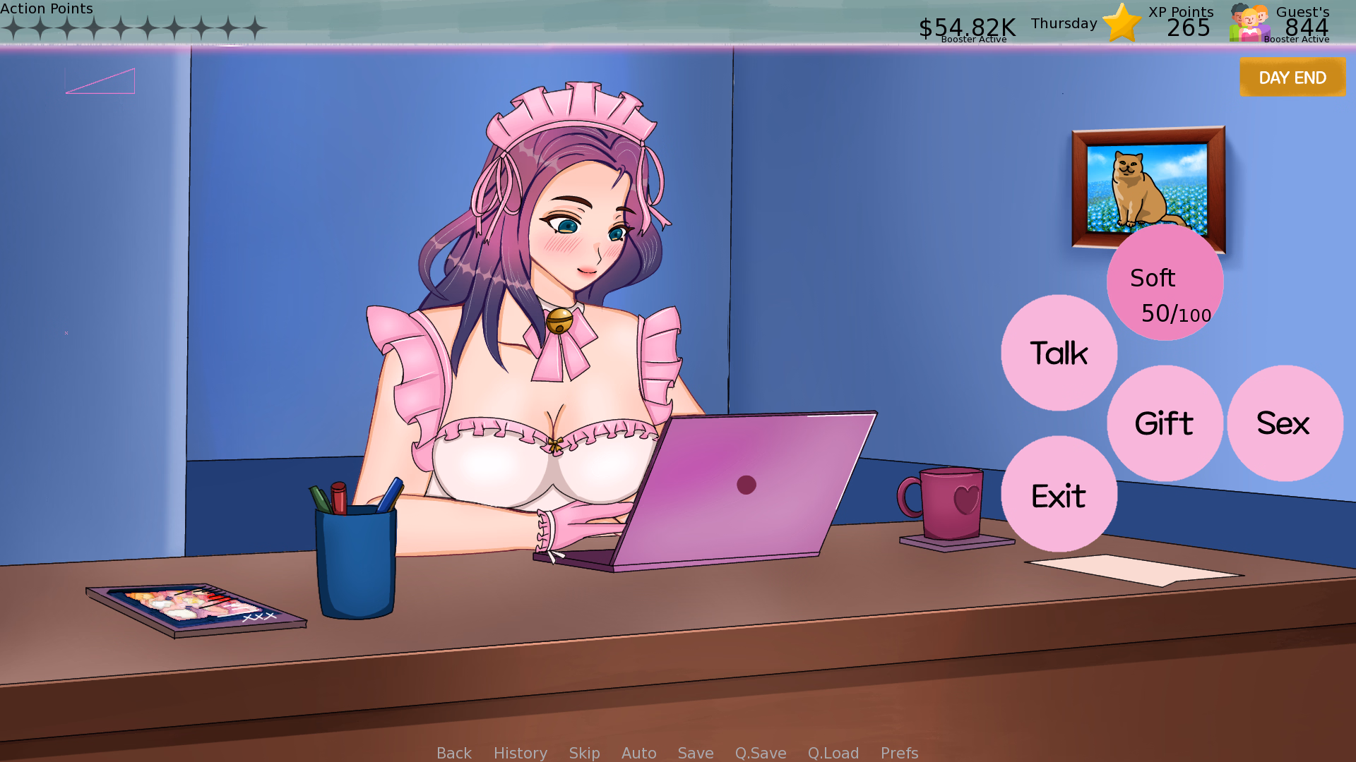 俏皮翘臀:汽车旅馆调教记(Bratty Bottoms!)v0.0.9 精翻汉化 游戏截图 6