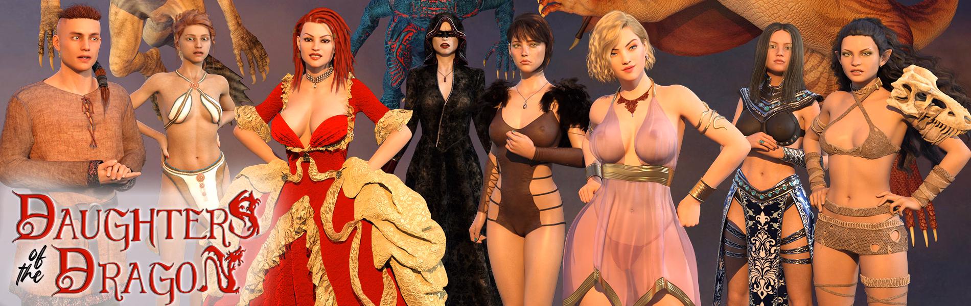 龙之女：男主与母龙的交尾（Daughters of the Dragon）v0.235 精翻汉化 游戏截图 1