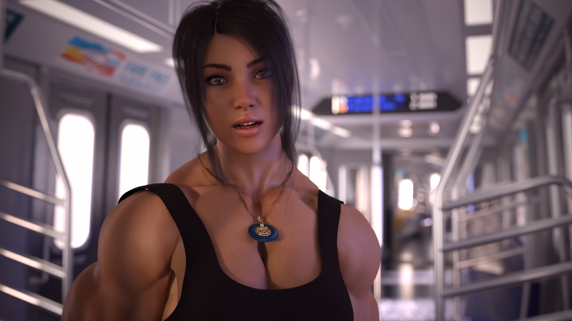 肌肉列车:继母与继妹的日常(Muscle Journey)v0.3 Public 精翻汉化 游戏截图 2