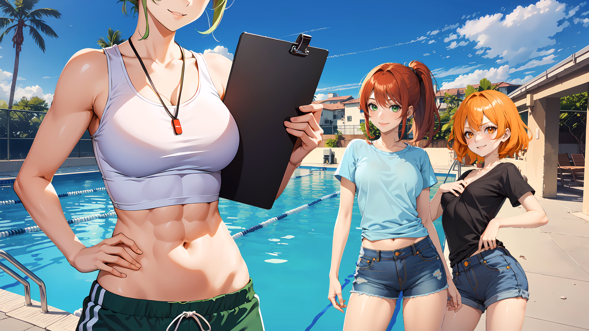 海洋之礼：红发救生员的湿身诱惑（Gift from the Ocean）v0.4.4 精翻汉化 游戏截图 4