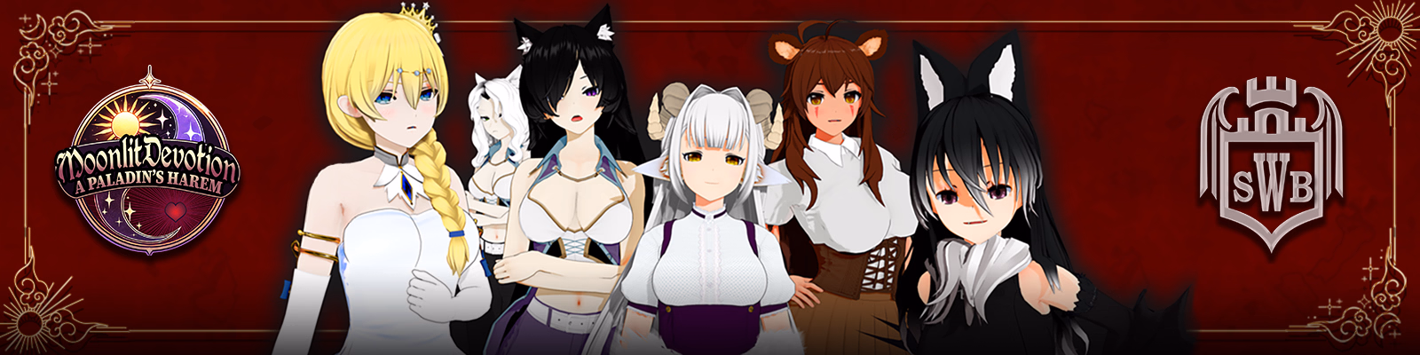 月光奉献：平民圣骑士的开挂后宫（Moonlit Devotion: A Paladin's Harem）v0.03b 精翻汉化 游戏截图 1