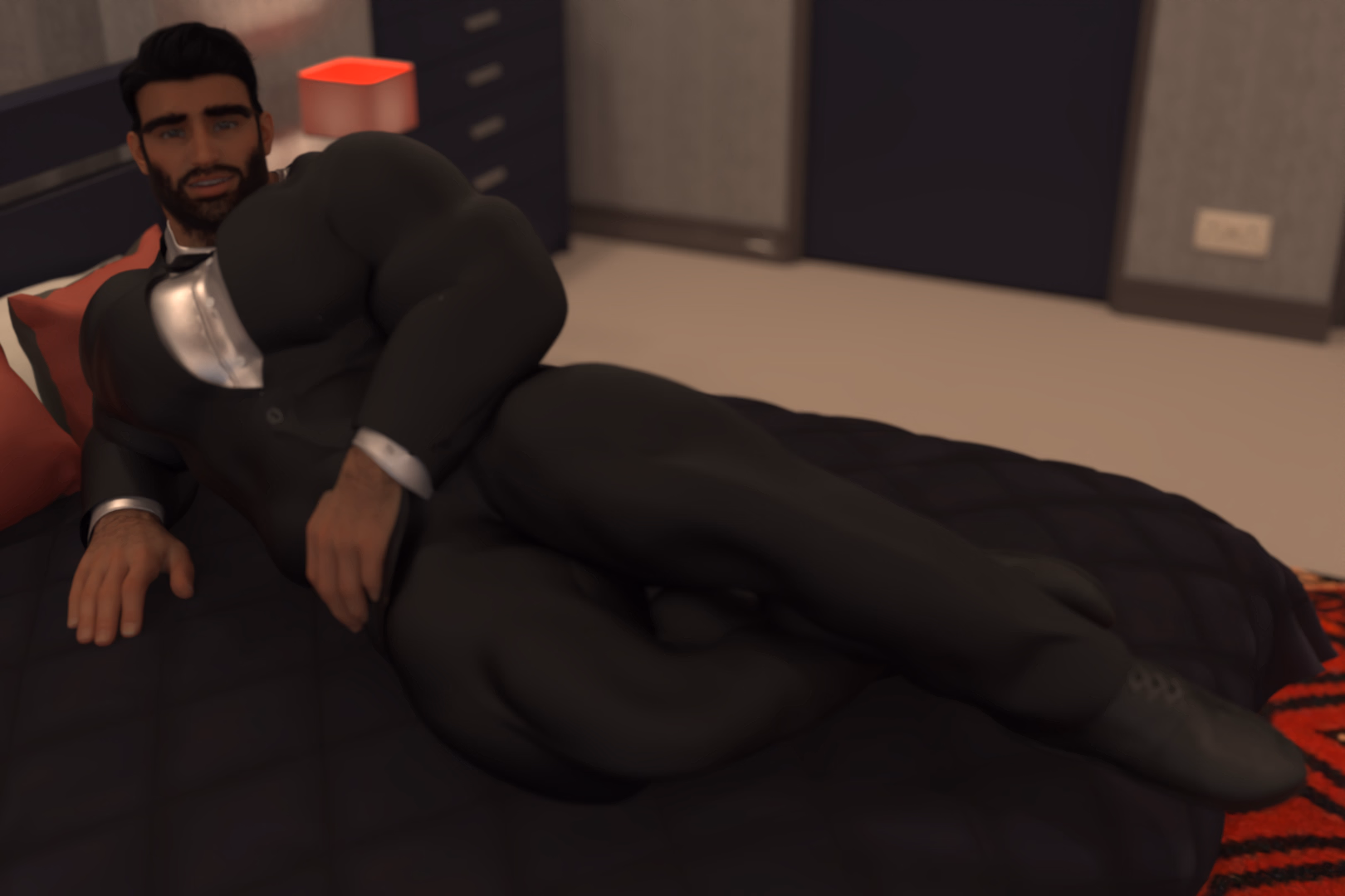 我的肌肉猛男老师：私密辅导（My Himbo Sensei: Chapter One）v1.03 部分汉化 游戏截图 2