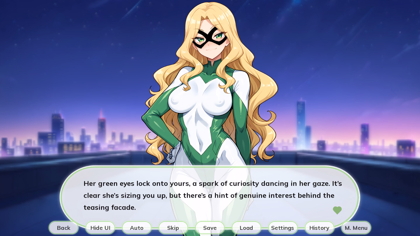 与女超人共度良宵：英雄的欲望（A Night with SuperHero）Demo 精翻汉化 游戏截图 2