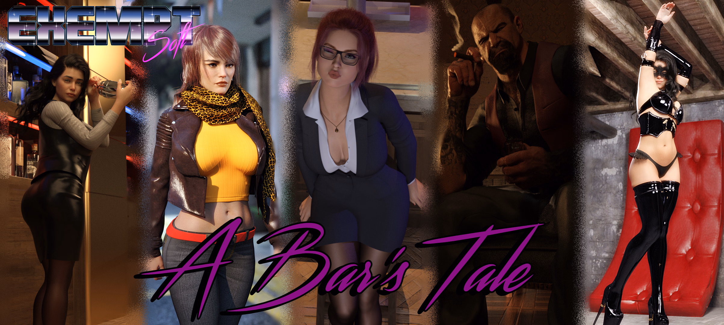 酒吧物语:暮光之城的肉体交易(A Bar's Tale)v0.03 精翻汉化 游戏截图 1