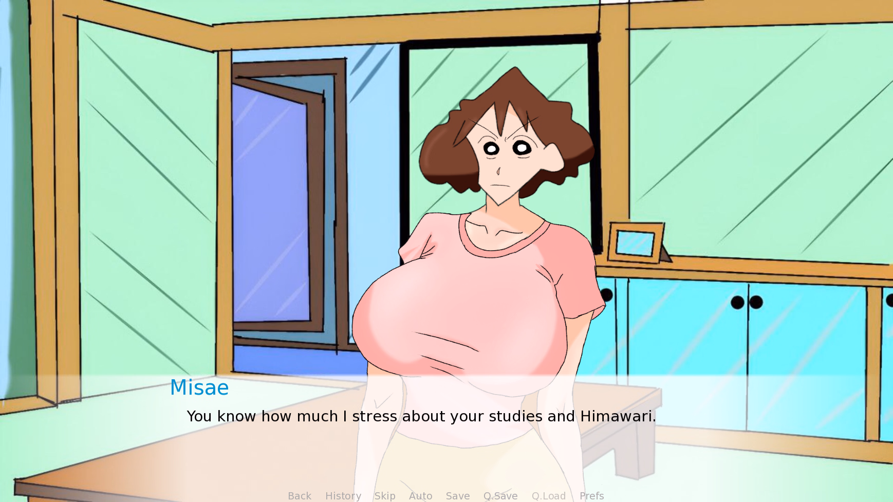 小新的成熟春梦（Shinchan A Mature Dream）v0.1 精翻汉化 游戏截图 4